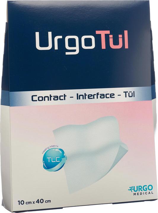 Urgo URGOTÜL 10x40cm nicht haftend 10 Stk (498.67 ml)