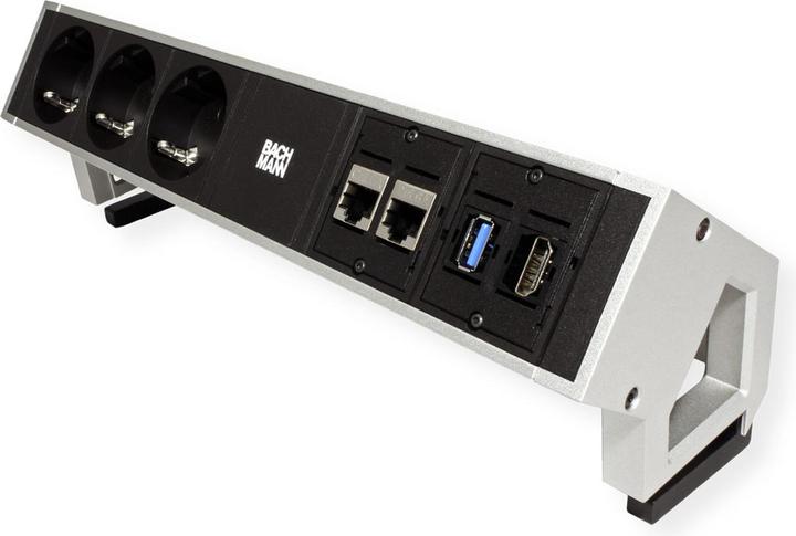 Immagine prodotto Bachmann Scrivania 2 (7 x, CEE 7/7, USB, HDMI, RJ45, 1.50 m)