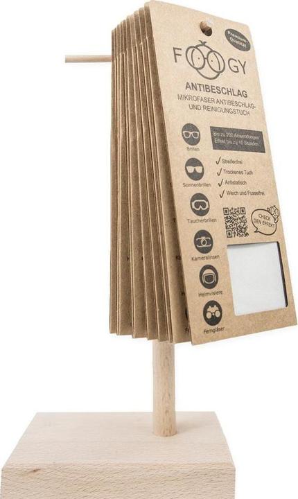 Actual product image Foogy Anti-fogging and cleaning cloth