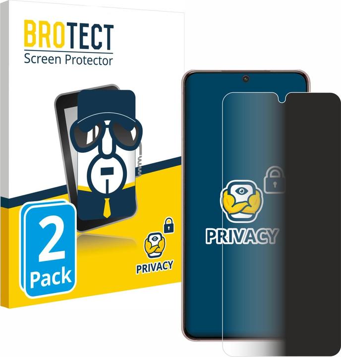 Actual product image BROTECT Anti-spy privacy film Blue light protection film (2 Piece, Samsung Galaxy S21+)