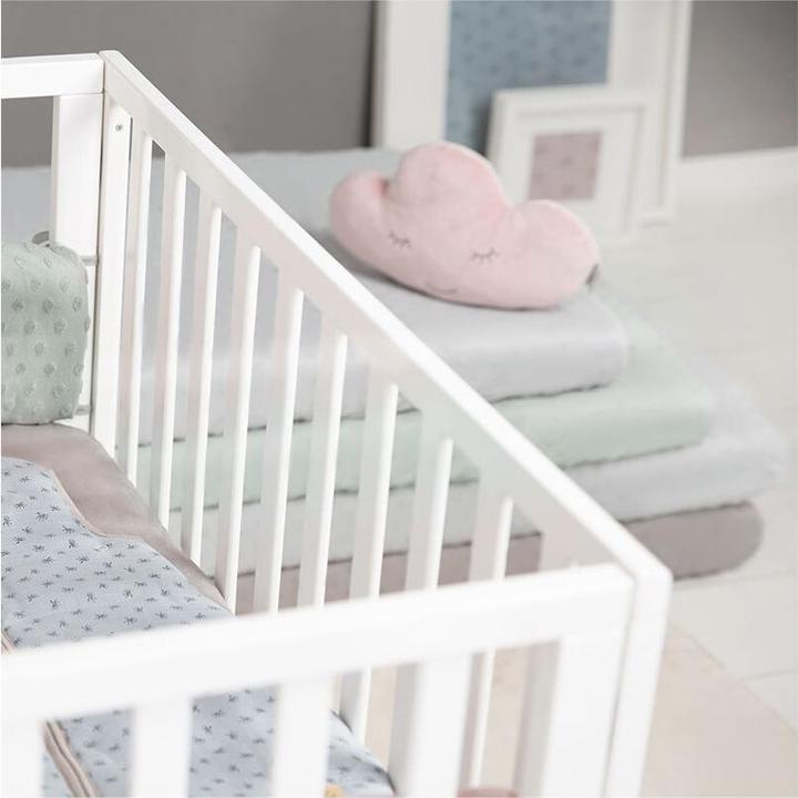 Immagine prodotto Roba Lenzuolo a rete in jersey, 45 x 90 cm e 40 x 90 cm Lil Planet frosty green (45 x 90 cm)