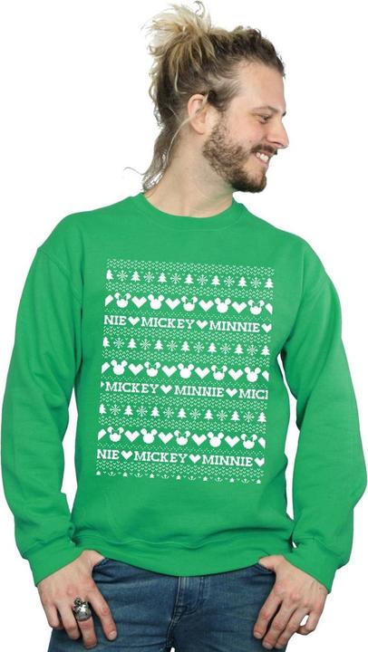 Produktbild Disney Mickey And Minnie Christmas Fair Isle Sweatshirt (L)