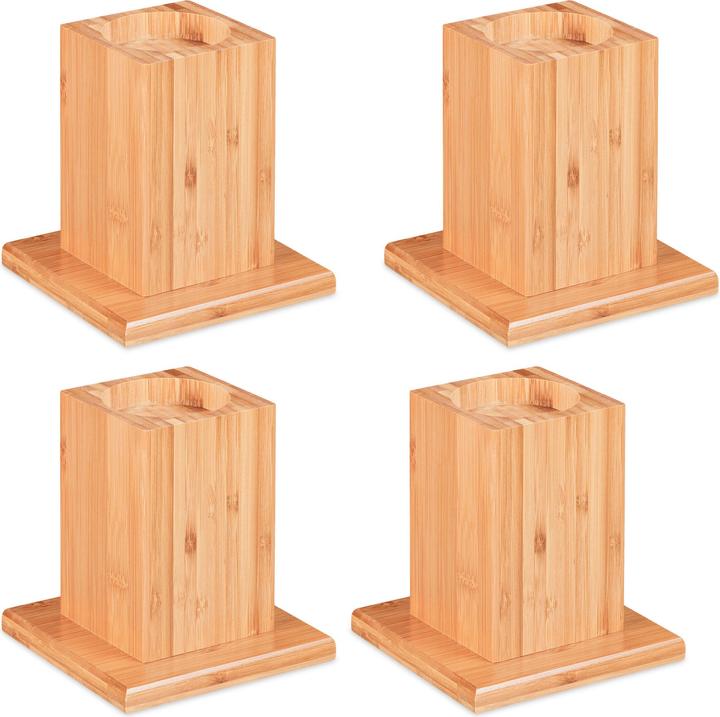 Image du produit Relaxdays 4 rehausseurs de meuble, 14 cm de hauteur