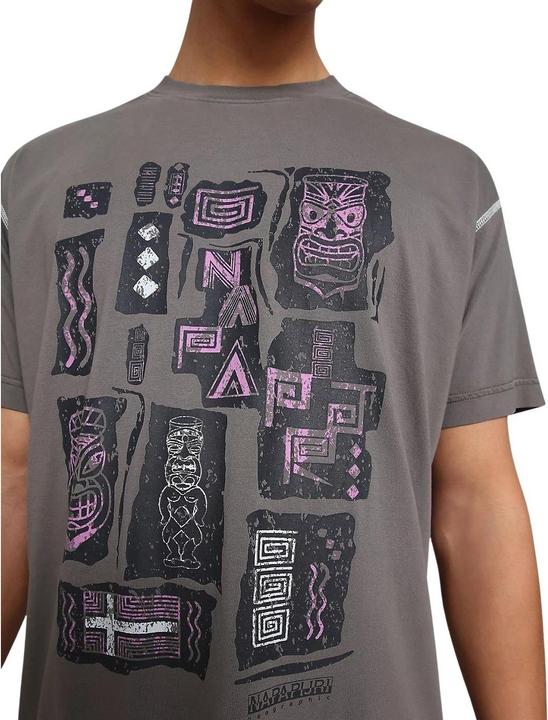Actual product image Napapijri t-shirt kee grey gargoyle (XS)