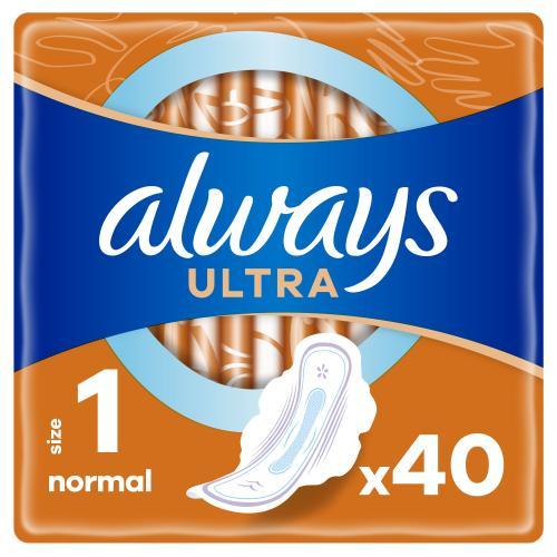 Produktbild Always Ultra Normal (40 x, Damenbinden)