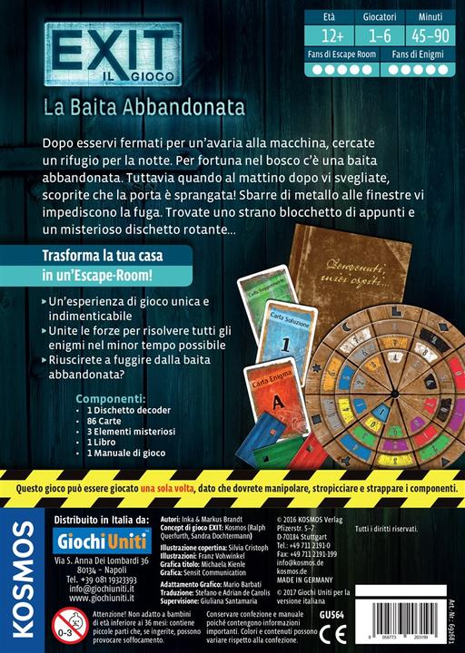 Produktbild Giochi uniti Exit La baita
