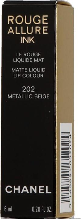 Produktbild Chanel Rouge Allure Ink One Shot No 202 (202 Metallic Beige)