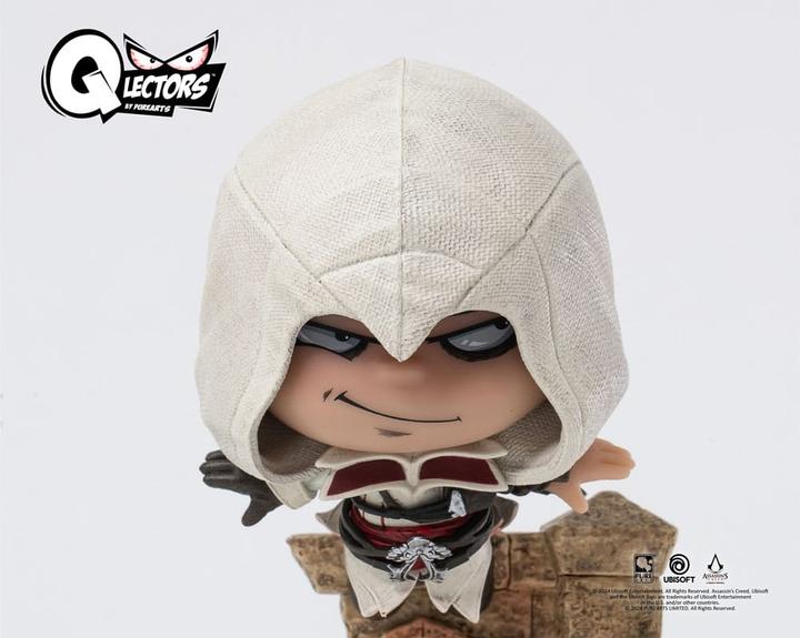 Actual product image Pure Arts Assassin's Creed Qlectors PVC Statue Ezio Leap of Faith 15 cm