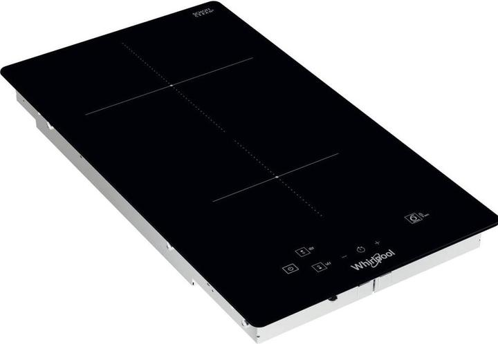 Produktbild Whirlpool WS Q0530 NE, Schwarz, Integriert, 28 cm, Zonen-Induktionskochfeld, Glaskeramik, 2 Zone(n)