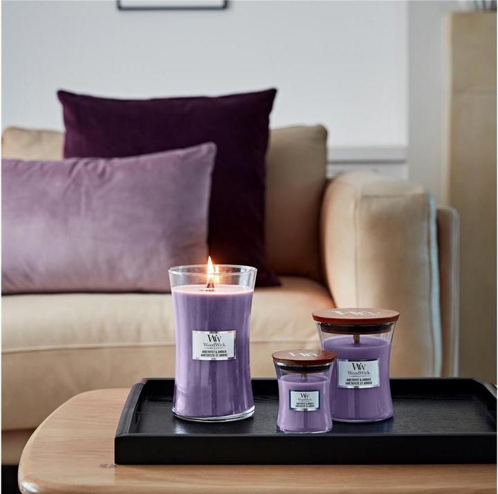 Actual product image WoodWick Amethyst & Amber