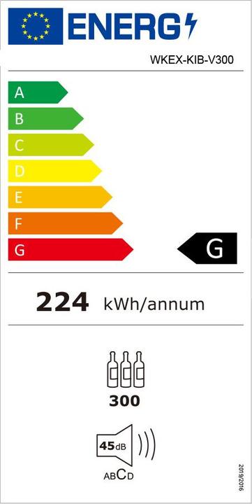 Energy Label Kibernetik Armadio climatico per vini FSP