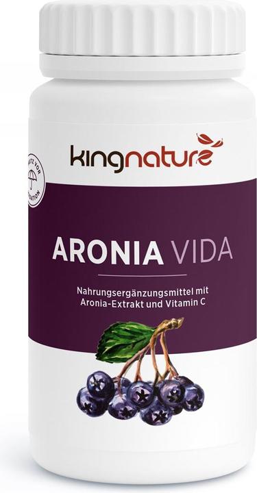 Immagine prodotto Kingnature Aronia Vida (100 Pezzo/i, Pillole, 60 g)