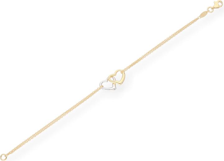 Carat Hearts (10 cm, Gold 9ct)