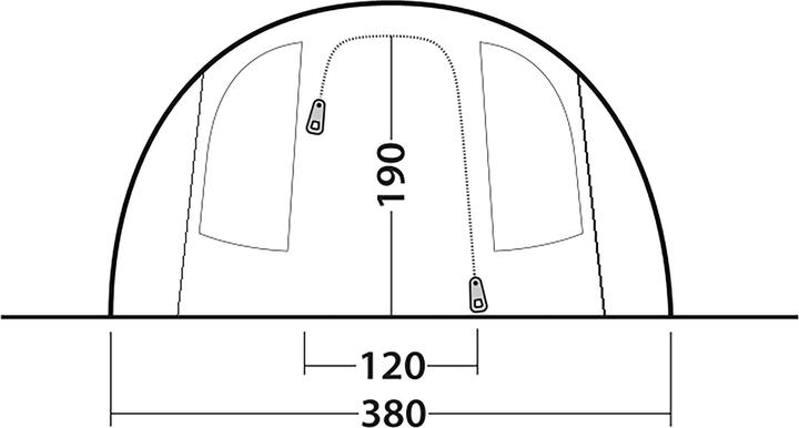 Produktbild Outwell Carolina 6 (Tunnelzelt, 27.50 kg, 6 Personen)