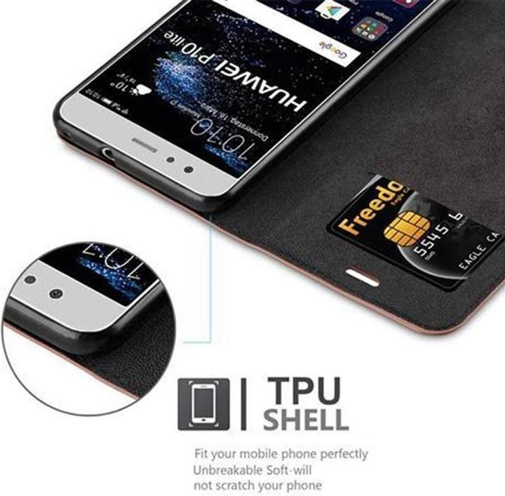 Productafbeelding Cadorabo Boek Onzichtbare Magneethoes (Huawei P10 Lite)