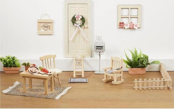 Actual product image Hobby Fun Mini Utensils Rug 15 x 10 cm Beige