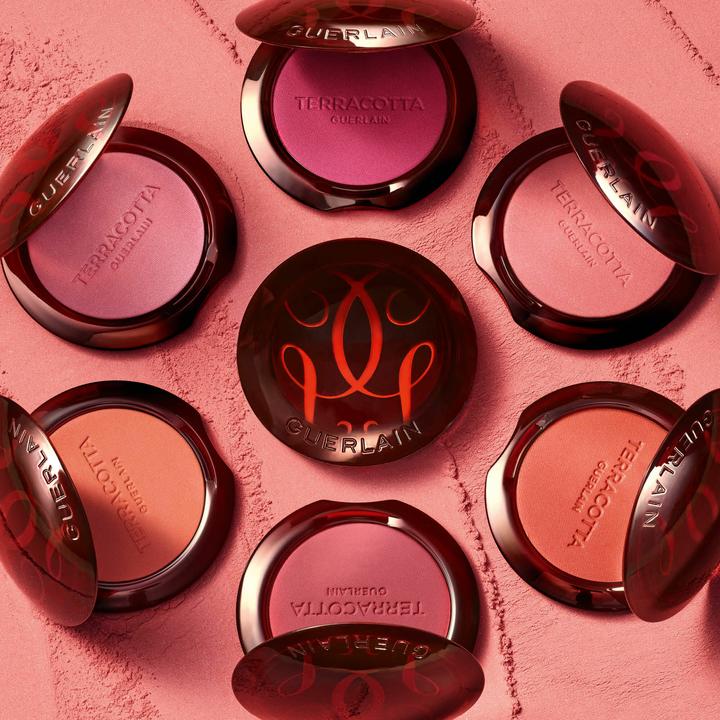 Actual product image Guerlain Terracotta 24 Blush Powder 05 (05 Dark Coral)