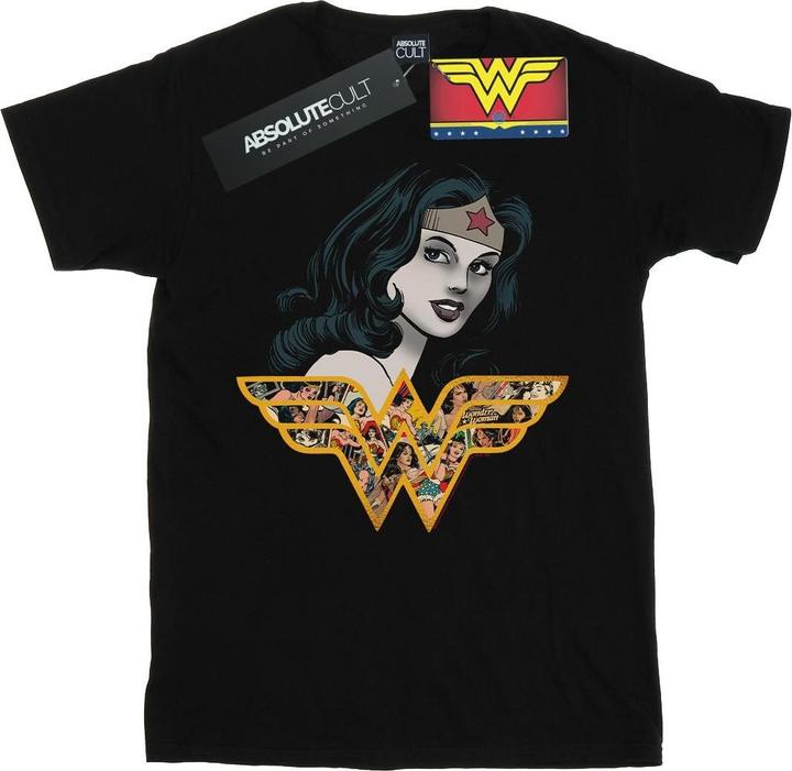 Immagine prodotto Wonder Woman Retro Collage Maglietta Ragazze (116)