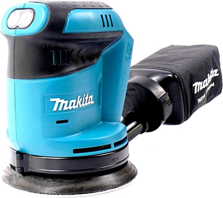 Actual product image Makita BBO 180 RFJ 18V Li-ion battery orbital sander + 2x battery 3.0Ah + charger + Makpac (Eccentric grinder)
