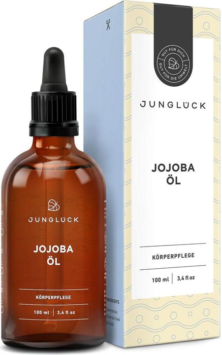 Immagine prodotto Junglück Bio-Jojobaöl (Olio corpo, 100 ml)