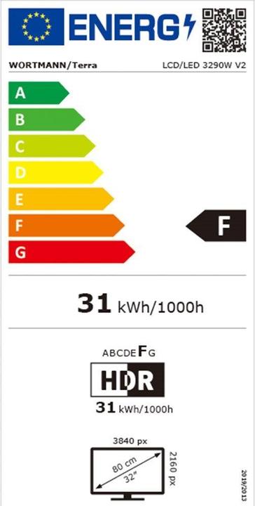 Energie-Label Wortmann Terra 2427W V2 (1920 x 1080 Pixel, 23.80")