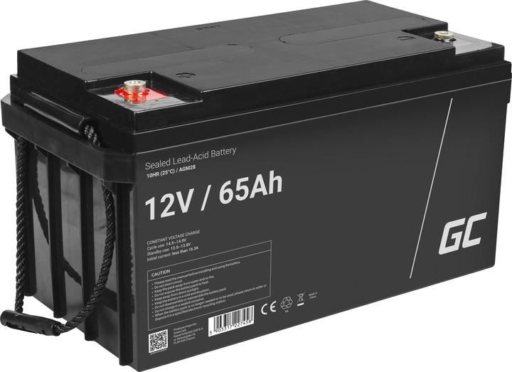 Produktbild GreenCell Akumulator AGM VRLA 12V 65Ah - 65.000 mAh (1 Stk., Gerätespezifisch, 65000 mAh)