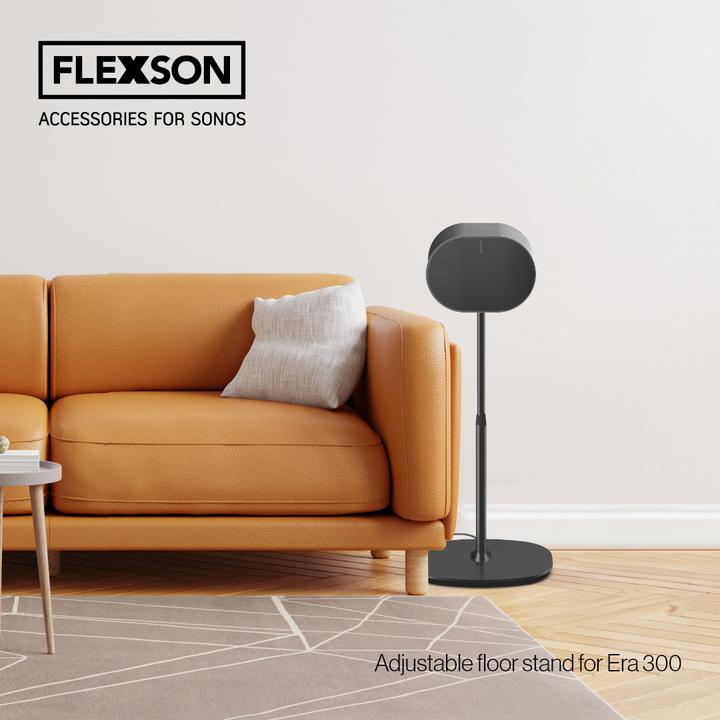 Image du produit Flexson Pied réglable en hauteur pour Sonos ERA300 paire (1 paire, Support, Réglable en hauteur)