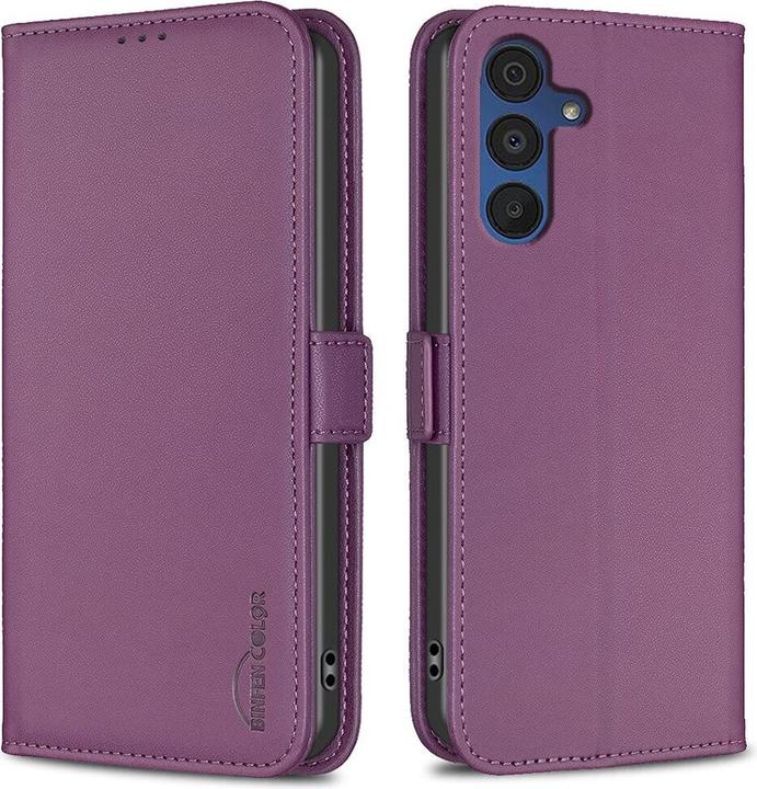 Binfen Color Galaxy A15 - BINFEN Flip Case Hülle violett (Samsung Galaxy A15)