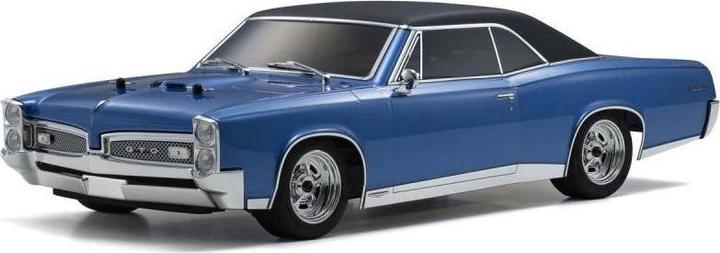 Kyosho Auto di produzione Fazer MK2 1967 Pontiac GTO Tyrol Blue 1:10, ARTR (RTR pronto all'uso)