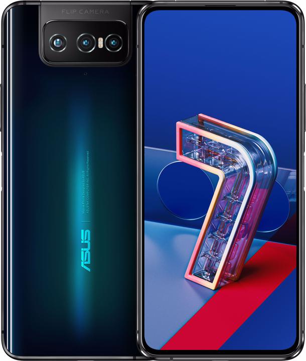 ASUS Zenfone 7 Pro (256 GB, Aurora Black, 6.67", Doppia SIM, 64 Mpx, 5G)