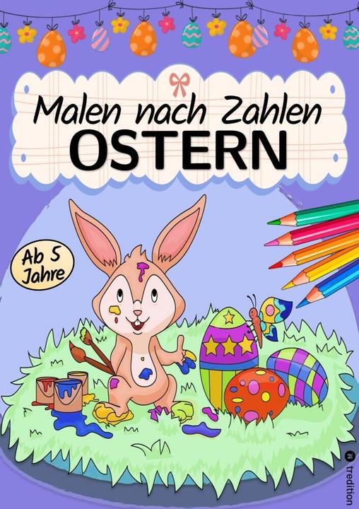 Image du produit Livre de coloriage de Pâques pour filles et garçons pour Pâques Enfants âgés de 5 à 9 ans