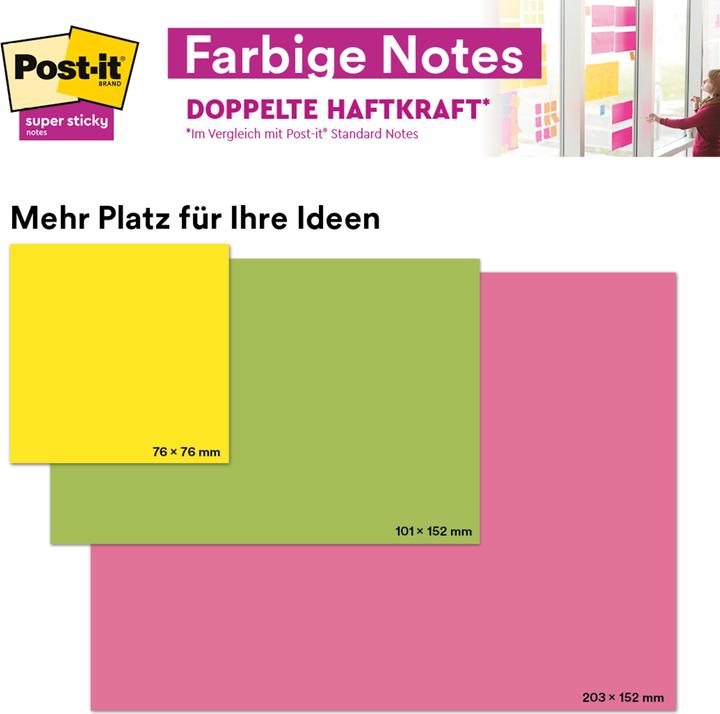 Produktbild Post-it Super Sticky (152 x 101 mm)