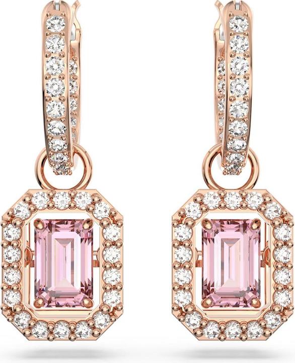 Produktbild Swarovski Millenia Drop Ohrhänger Oktagon Schliff Rosa Roségold (Swarovski Metall)