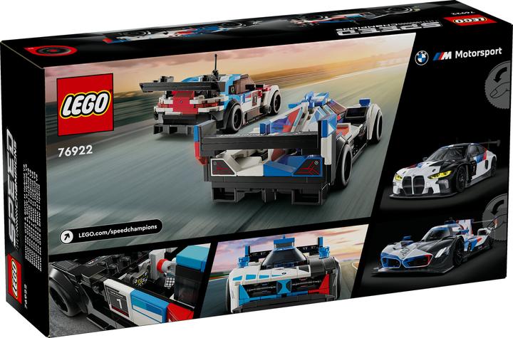Actual product image LEGO BMW M4 GT3 & BMW M Hybrid V8 racing car (76922, LEGO Speed Champions)