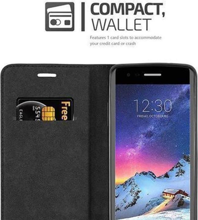 Productafbeelding Cadorabo Boek Onzichtbare Magneethoes (LG K8 2017)