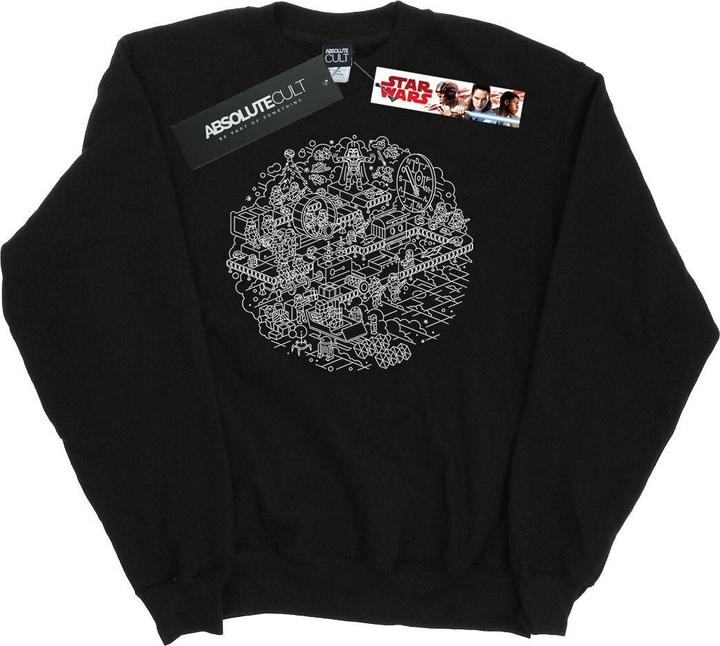 Immagine prodotto Star Wars Christmas Death Star Felpa Uomo (S)