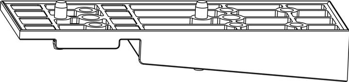 Actual product image Maco Fibre-Therm connecting plate 237/56, can be shortened, silver (368677)