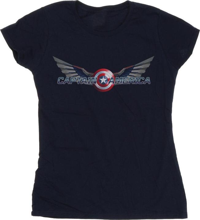 Image du produit - T-shirt FALCON AND THE WINTER SOLDIER CAPTAIN AMERICA LOGO - Femme (XL)
