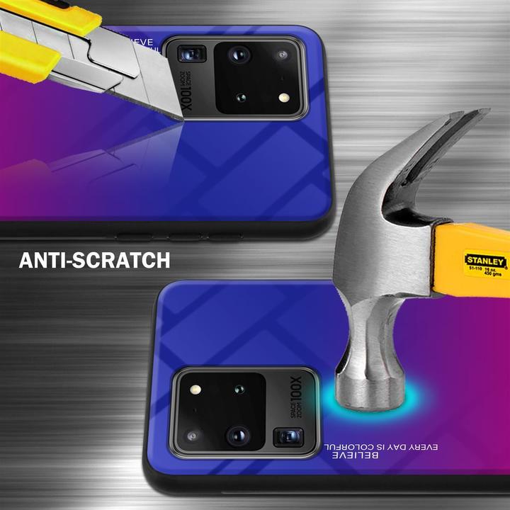 Image du produit Cadorabo Couverture en verre TPU 2 couleurs (Samsung Galaxy S20 Ultra)