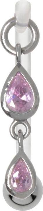 Actual product image Bijouteria Genital piercings (Bioplastic, Surgical steel 316L, Zirconia)