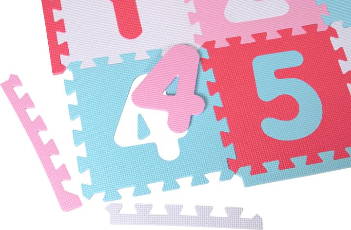 Produktbild Knorrtoys Puzzlematte - "Alphabet + Zahlen" pink-rosa (180 x 180 x 1 cm)