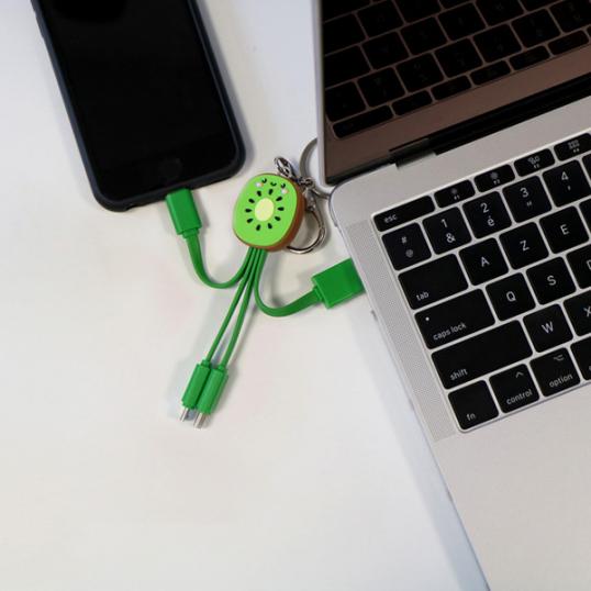 Image du produit Yello koko Câbles USB-A/Micro-USB et USB-C et Lightning (0.15 m, USB 3.1)