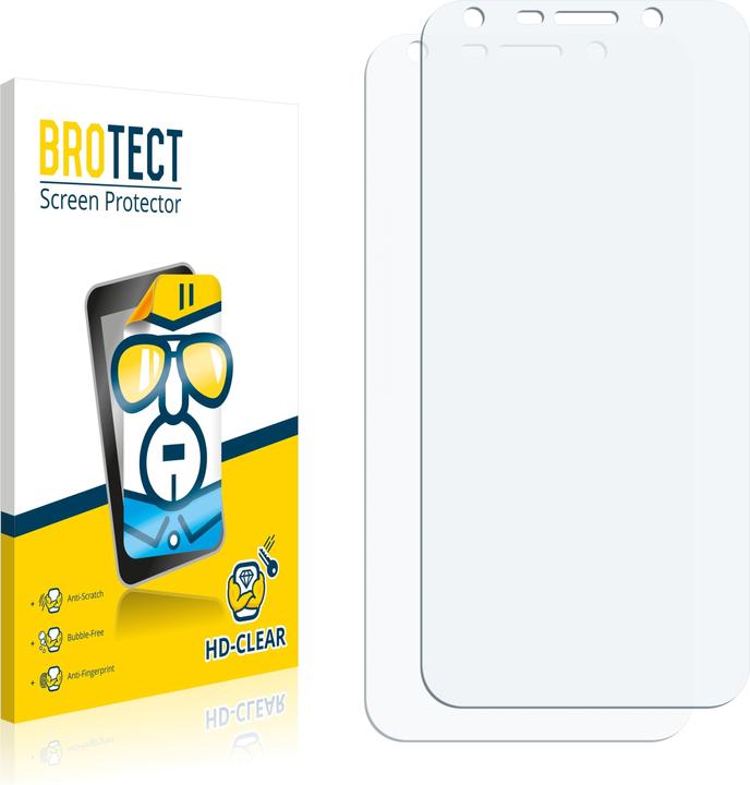 Actual product image BROTECT Screen Protector Clear (2 Piece, ZTE Blade A6)