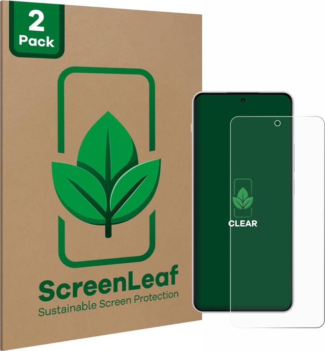 Immagine prodotto ScreenLeaf Pellicola protettiva sostenibile Pellicola protettiva dello schermo chiara trasparente (2 Pezzo/i, OnePlus Nord 4)