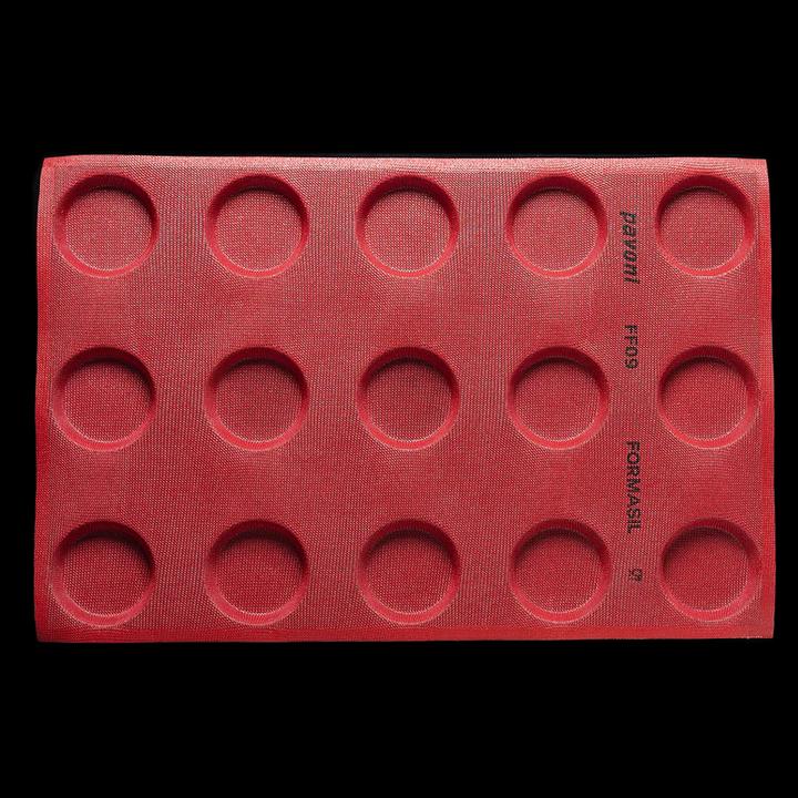 Produktbild Pavoni Perforierte Silikonbackmatte Rund ⌀ 6.5 cm (copy)