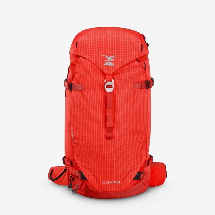 Image du produit Simond Sac à dos d'alpinisme polyvalent et modulable, Alpinism 33 rouge (33 l)