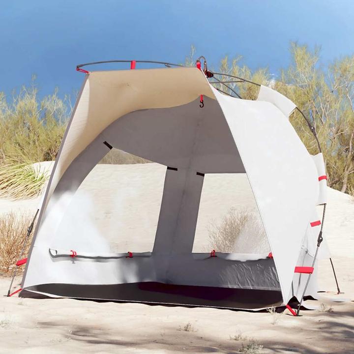 Produktbild VidaXL Strandzelt 2 Personen Quick Release Wasserdicht (Strandzelt + Strandmuschel, 2.10 kg, 2 Personen)