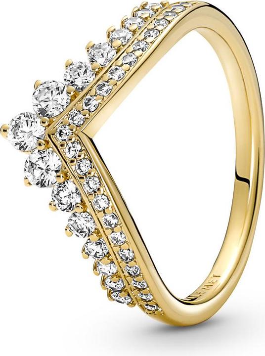 Pandora 14k Gold Timeless Wishbone Diadem Ring
