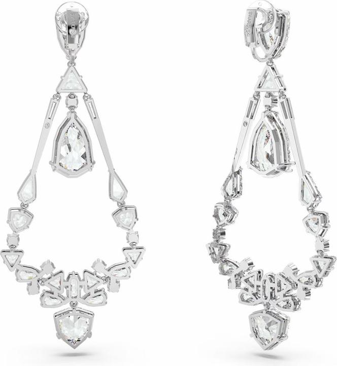 Produktbild Swarovski Mesmera Ohrclips Verschiedene Schliffe Chandelier Weiss (Swarovski Metall)