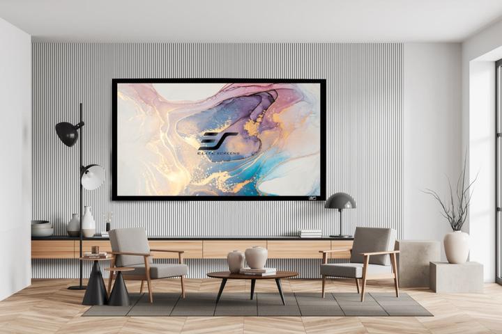 Actual product image Elite Screens Sable Frame Projection Screen-16:9 / Cinewhite / 203 x 115-CineWhite: White standard m (92", 16:9)